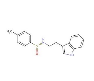 (S)-N-(&minus;)-p-Tolylsulfinyltryptamine (CAS 288159-11-5) - chemical structure image