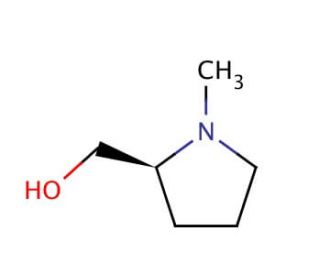 (S)-(&minus;)-1-Methyl-2-pyrrolidinemethanol (CAS 34381-71-0) - chemical structure image