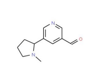 S-Nicotine-5-carboxaldehyde (CAS 852238-97-2) - chemical structure image