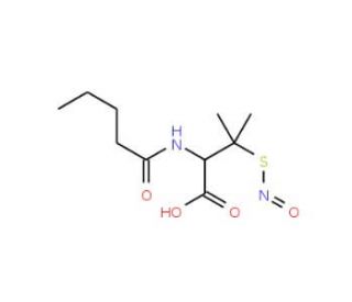 S-Nitroso-N-valeryl-D,L-penicillamine (CAS 225233-99-8) - chemical structure image