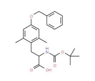 (S)-O-Benzyl-N-Boc-2,6-dimethyl tyrosine (CAS 945669-52-3) - chemical structure image