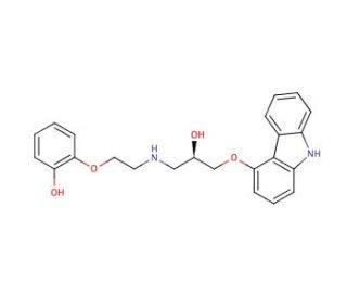 (S)-(&minus;)-O-Desmethyl Carvedilol (CAS 123372-13-4) - chemical structure image