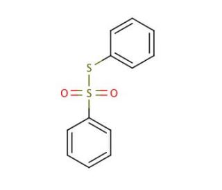 S-Phenyl benzenethiosulfonate (CAS 1212-08-4) - chemical structure image