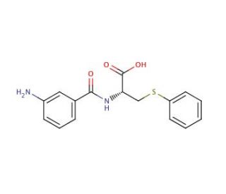 S-Phenyl-L-cysteine-N-(3-aminophenyl)amide - chemical structure image