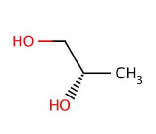 (S)-(&plus;)-1,2-Propanediol (CAS 4254-15-3) - chemical structure image