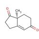 (S)-(+)-2,3,7,7a-Tetrahydro-7a-methyl-1H-indene-1,5(6H)-dione 的分子结构, CAS编号: 17553-86-5 (S)-(+)-2,3,7,7a-Tetrahydro-7a-methyl-1H-indene-1,5(6H)-dione (CAS 17553-86-5) - chemical structure image