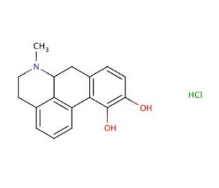 (S)-(&plus;)-Apomorphine hydrochloride (CAS 41035-30-7) - chemical structure image