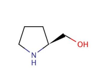(S)-(&plus;)- Prolinol (CAS 23356-96-9) - chemical structure image