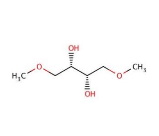 (S,S)-(&minus;)-1,4-Dimethoxy-2,3-butanediol (CAS 50622-10-1) - chemical structure image