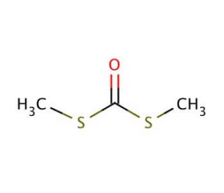 S,S&prime;-Dimethyl dithiocarbonate (CAS 868-84-8) - chemical structure image