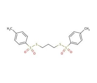 S,S&prime;-Trimethylene di(p-toluenethiosulfonate) (CAS 3866-79-3) - chemical structure image