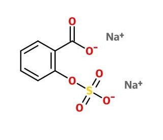 Salicyl sulfate disodium salt (CAS 56343-01-2) - chemical structure image