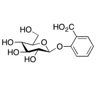 Salicylic acid 2-O-&beta;-D-glucoside (CAS 10366-91-3) - chemical structure image
