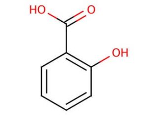 Salicylic acid (CAS 69-72-7) - chemical structure image