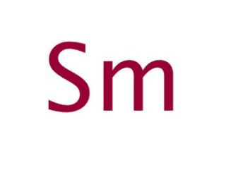 Samarium (CAS 7440-19-9) - chemical structure image