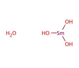 Samarium(III) hydroxide hydrate (CAS 20403-06-9) - chemical structure image