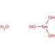 Samarium(III) hydroxide hydrate (CAS 20403-06-9) - chemical structure image