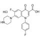 Sarafloxacin hydrochloride (CAS 91296-87-6) - chemical structure image
