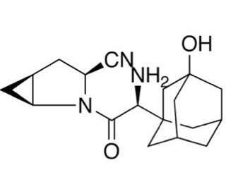 Saxagliptin (CAS 361442-04-8) - chemical structure image