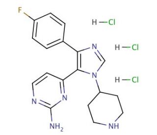 SB 220025 trihydrochloride (CAS 197446-75-6) - chemical structure image