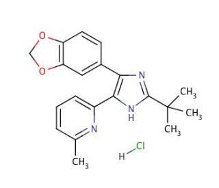 SB-505124 hydrochloride hydrate (CAS 694433-59-5 (non-salt)) - chemical structure image