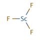 Scandium(III) fluoride (CAS 13709-47-2) - chemical structure image