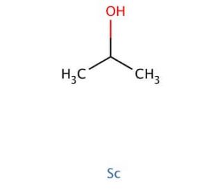 Scandium(III) isopropoxide (CAS 60406-93-1) - chemical structure image