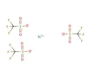 Scandium(III) triflate (CAS 144026-79-9) - chemical structure image