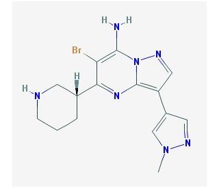 SCH 900776 (CAS 891494-63-6) - chemical structure image
