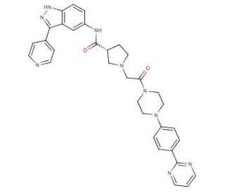 SCH772984 (CAS 942183-80-4) - chemical structure image