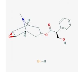 (&minus;)-Scopolamine hydrobromide (CAS 114-49-8) - chemical structure image