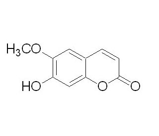 Scopoletin (CAS 92-61-5) - chemical structure image