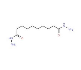 Sebacic acid dihydrazide (CAS 925-83-7) - chemical structure image