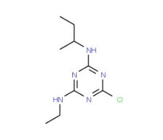 Sebuthylazin (CAS 7286-69-3) - chemical structure image