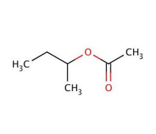 sec-Butyl acetate (CAS 105-46-4) - chemical structure image