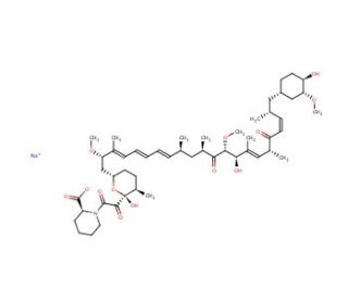 seco Rapamycin Sodium Salt (CAS 148554-65-8) - chemical structure image