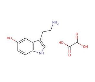 Serotonin hydrogenoxalate (CAS 3036-16-6) - chemical structure image