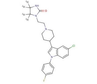 Sertindole-d4 (CAS 168274-67-7) - chemical structure image