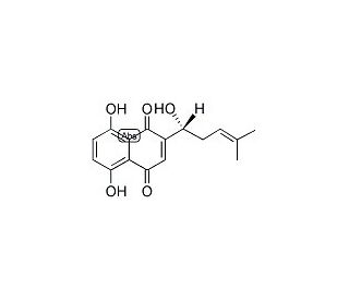 Shikonin (CAS 517-89-5) - chemical structure image