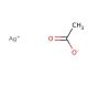 Silver acetate (CAS 563-63-3) - chemical structure image