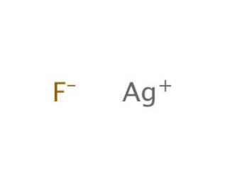 Silver(I) fluoride (CAS 7775-41-9) - chemical structure image