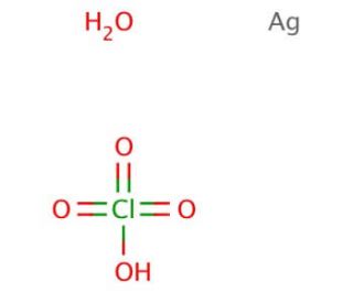 Silver perchlorate monohydrate (CAS 14242-05-8) - chemical structure image