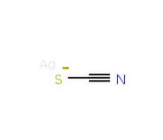 Silver thiocyanate (CAS 1701-93-5) - chemical structure image