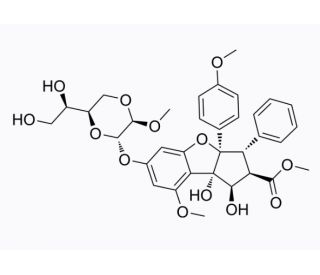 Silvestrol (CAS 697235-38-4) - chemical structure image