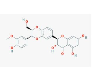 Silybin (CAS 22888-70-6) - chemical structure image