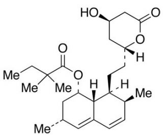 Simvastatin (CAS 79902-63-9) - chemical structure image