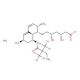Simvastatin-d6 Hydroxy Acid, Ammonium Salt (CAS 139893-43-9 (unlabeled)) - chemical structure image