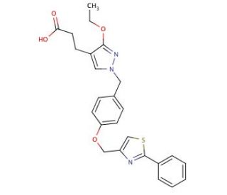 Sipoglitazar (CAS 342026-92-0) - chemical structure image