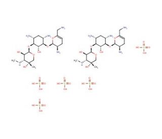 Sisomicin sulfate salt (CAS 53179-09-2) - chemical structure image