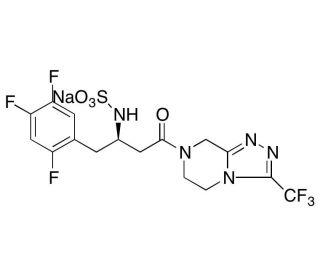 Sitagliptin N-Sulfate Sodium Salt (CAS 940002-57-3) - chemical structure image